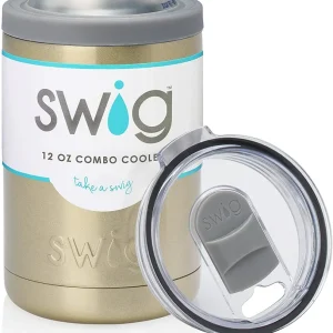 SWIG 12OZ COMBO COOLER-GOLD Dewit Vandorp