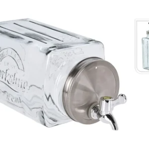 Dispenser per bibite vetro da 3000 ml con rubinetto incluso