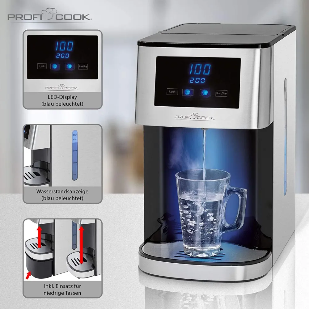 Distributore Di Acqua Calda Acciaio Inox