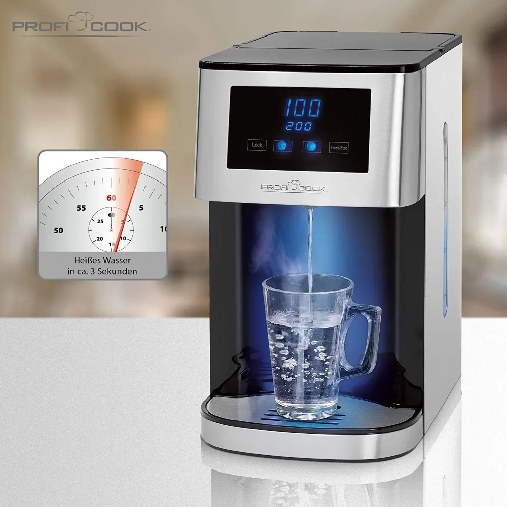 Distributore Di Acqua Calda Acciaio Inox