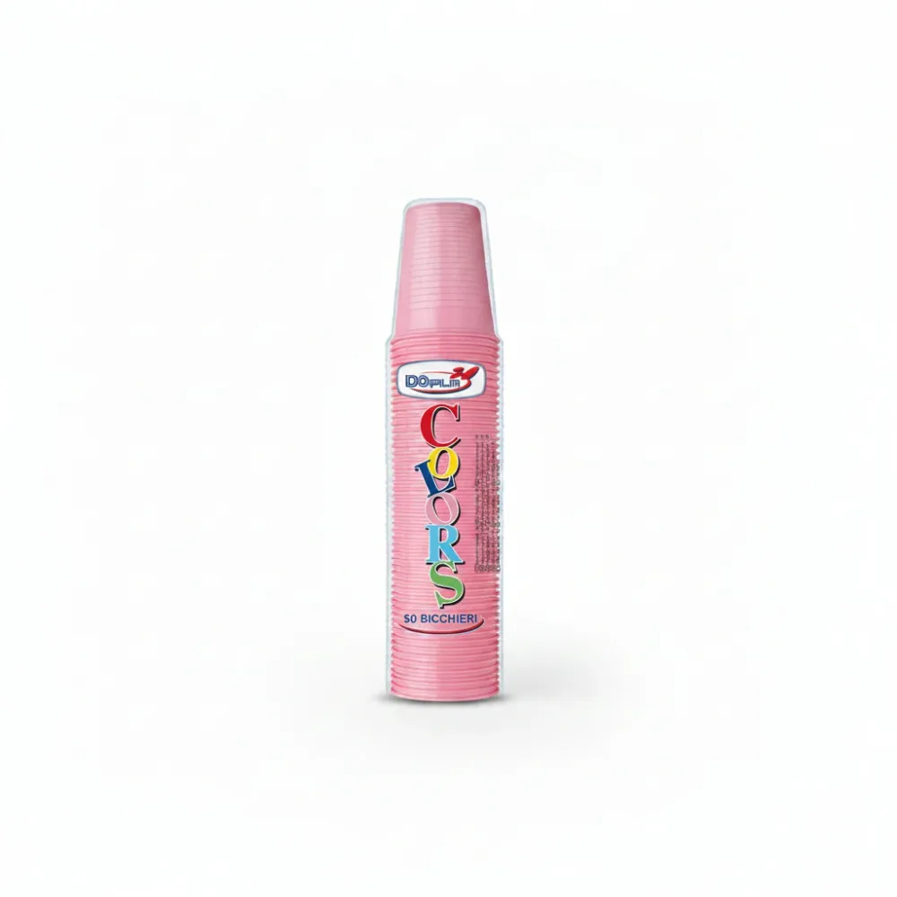 Dopla Bicchieri 200Ml 50Pz Rosa