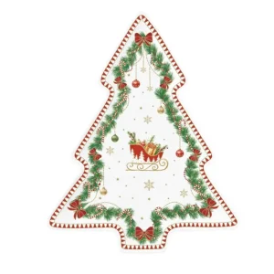 Easy Life Piatto porcellana gift box MAGIE DE NOEL 20,5,25,5 cm