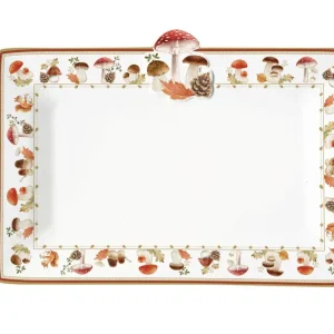 Easy Life Vassoio porcellana misura 35x25 della linea Autumn Breeze