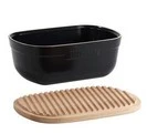 Emile Henry Kitchen Utensils Bread Cuci neri 35,5 x 24,5 x 15,8 cm 6,5L