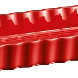 Emile Henry Tortiera Rettangolare Rosso