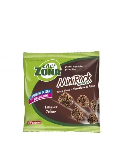 ENERZONA MINIROCK SNACK 1 MINIPACK CIOCCOLATO AL LATTE