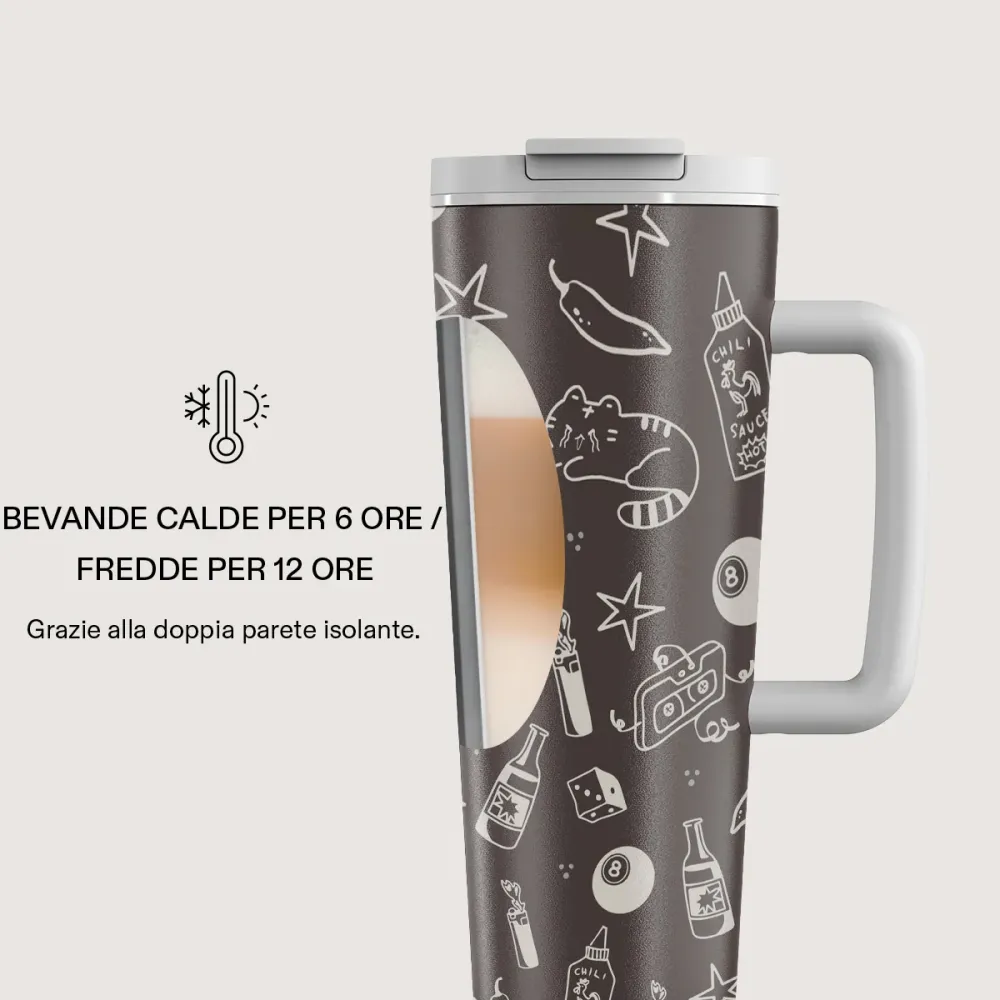 Essentials - Tazza da viaggio EasyGrip