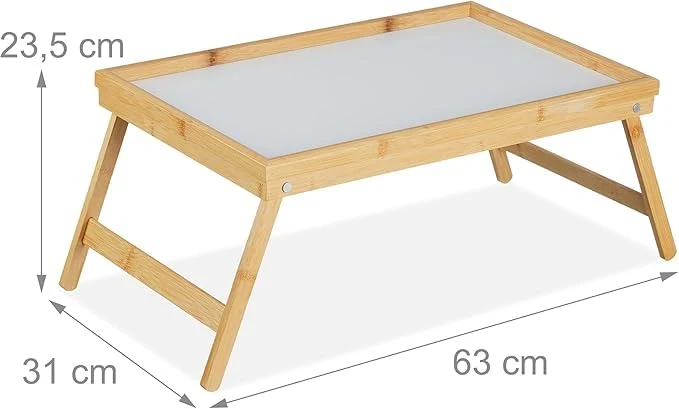 Vassoio Letto Pieghevole Bambù 50x31cm - Colazione FercasaShop