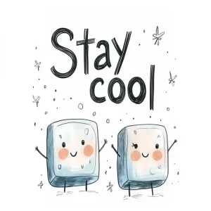 Stay cool - cubetti di ghiaccio Fine Artic