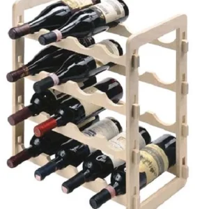CANTINETTA LEGNO PORTABOTTIGLIE 16 POSTI FRASCHETTI