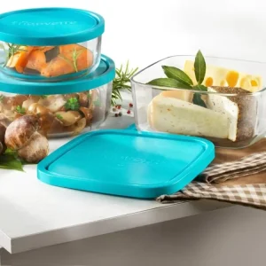 Frigoverre 18 contenitore tondo vetro con coperchio 18cm