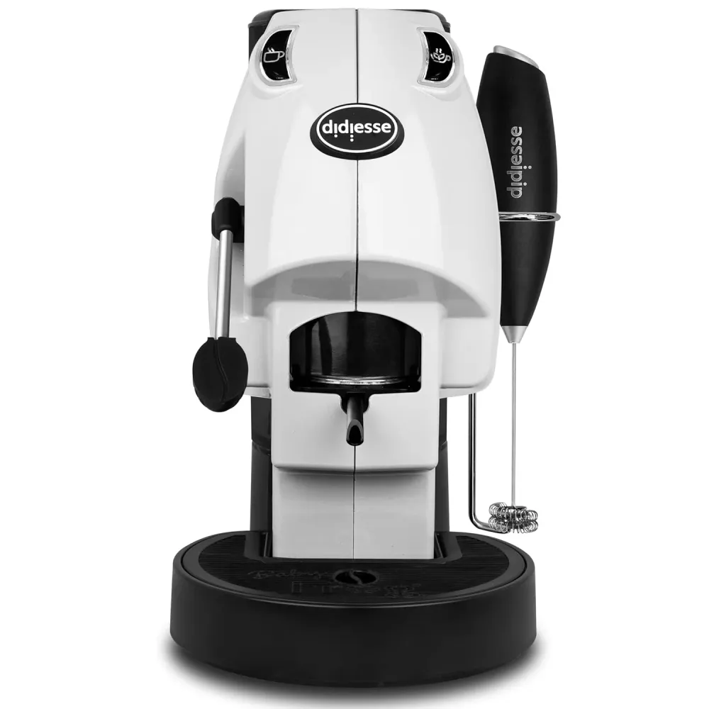 Frog Baby (Bianco) Coffee and Tea Macchina per Caffe Cialde 44mm con Frullino STD 650W
