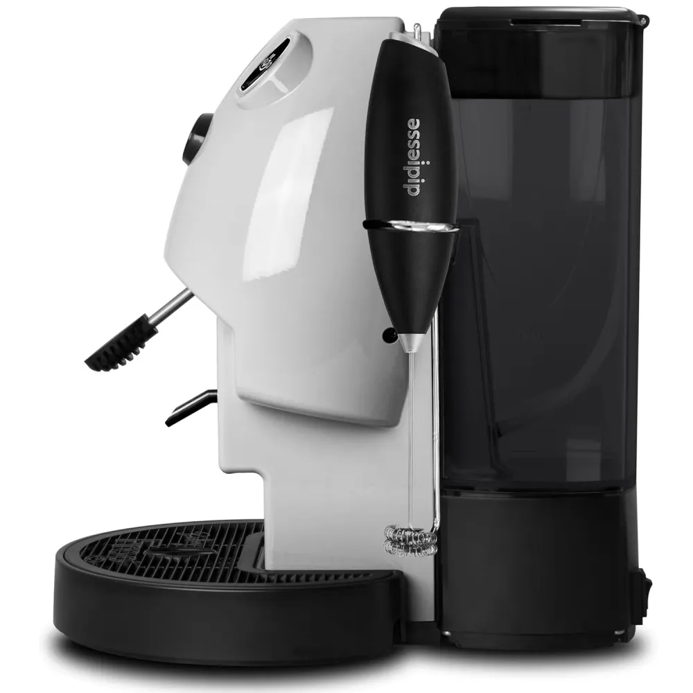 Frog Baby (Bianco) Coffee and Tea Macchina per Caffe Cialde 44mm con Frullino STD 650W