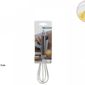 Frusta 21 Cm Sbattitore Sbatti Uova Montare Dolce Acciaio Utensile Cucina 66200