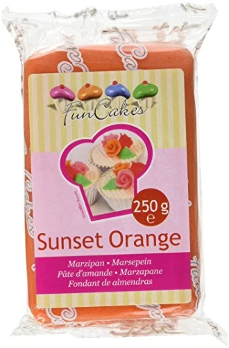 FunCakes Marzapane Arancione - pacco da 250 grammi