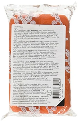 FunCakes Marzapane Arancione - pacco da 250 grammi