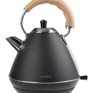 Furber. Bollitore Furber – 1,7 l, acciaio inossidabile, nero