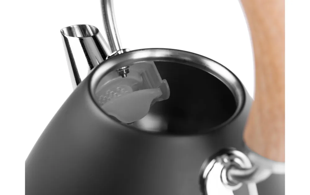 Furber. Bollitore Furber – 1,7 l, acciaio inossidabile, nero