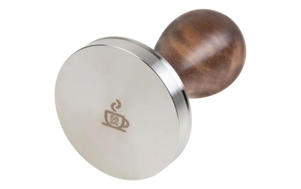 Furber. Furber – Pressino Ø 5,8 cm, Acciaio inossidabile/Nocciolo, Marrone/Argento
