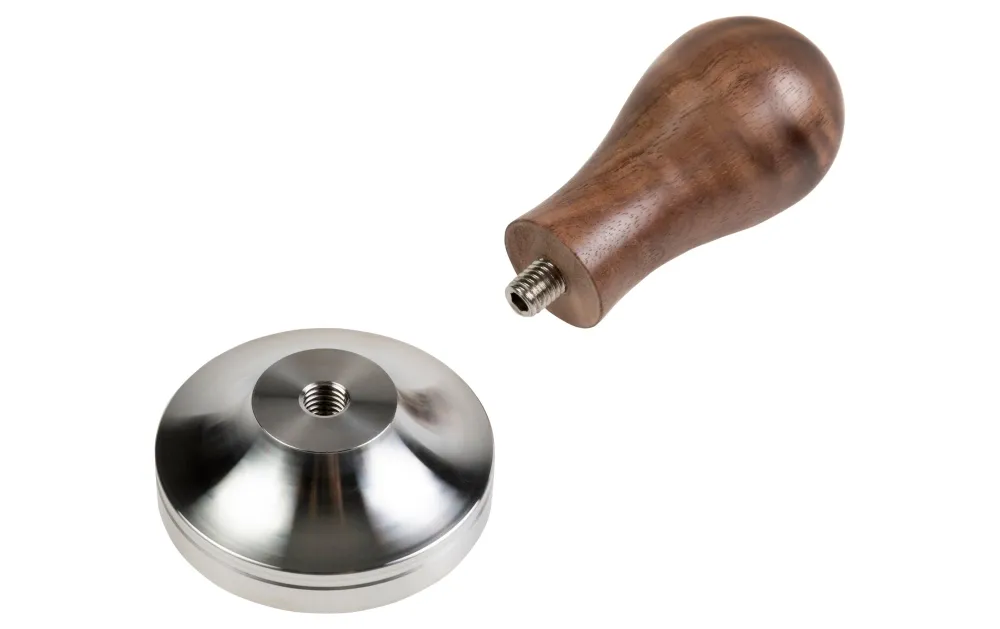 Furber. Furber – Tamper Ø 5,3 cm, Acciaio inossidabile/Noce, Marrone/Argento