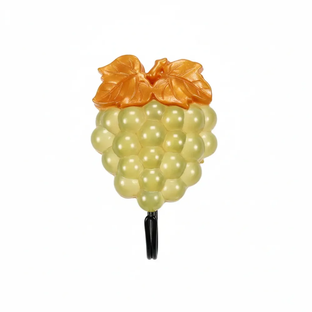 Ganci Adesivi Plastica Frutta Uva- - Mm.50X80H., Blister Da Pz.2 - 1 Blister Xtra
