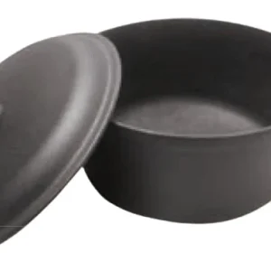 Garcima Pentola – 2,5 L, Ø 20 cm, Ghisa, Smalto, per induzione, gas, vetroceramica, ecc., Nero