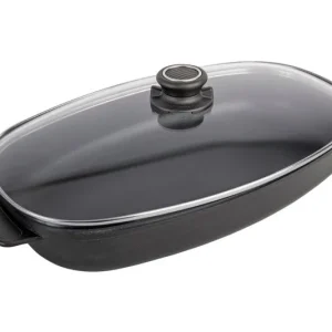 GASTROLUX Rostiera con coperchio vetro Biotan 46x26x7 cm