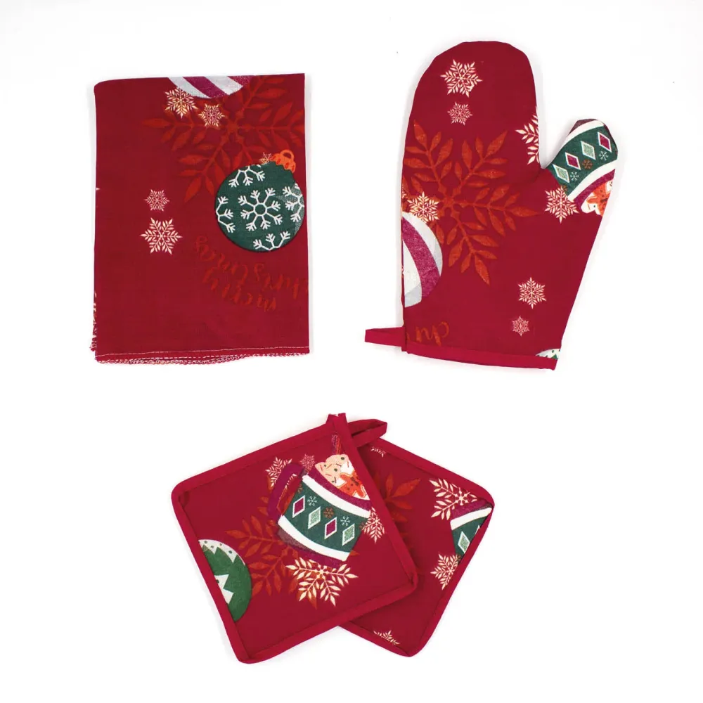 Set cucina natale decoro addobbi natalizi Gemitex S.p.A.