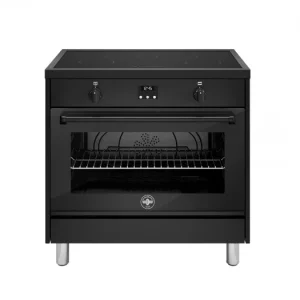 Ⓜ️🔵🔵🔵 LA GERMANIA AMN964IENNE - Cucina, Piano Induzione, Full Black, Serie Americana, 4 Zone induzione, Forno Elettrico Si...