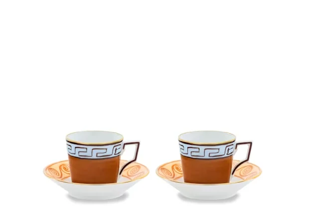 Ginori 1735 - Il Viaggio di Nettuno - Servizio da Caffè per 2 - Terracotta