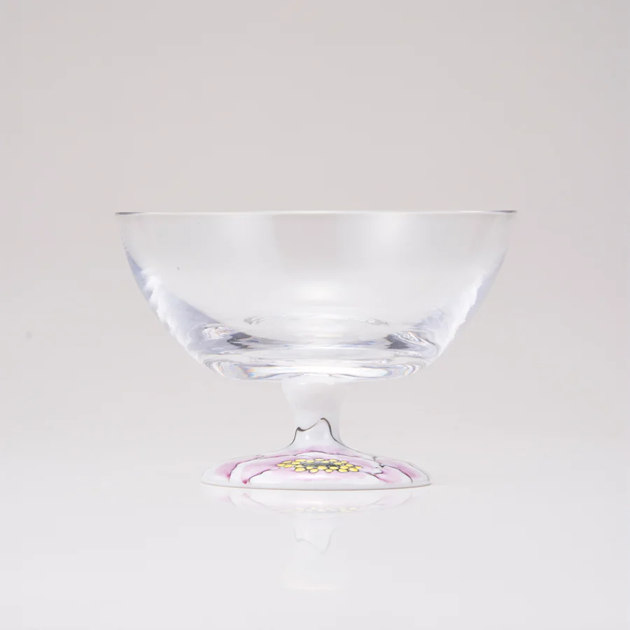 Glasst giapponese dessert giapponese / peonia / pianura