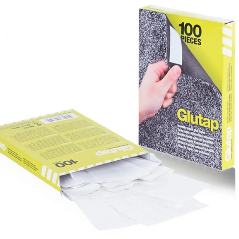 Glutap Adesivo Resistente 100 Pezzi Fissa Incolla su qualsiasi Superficie Varia Forma