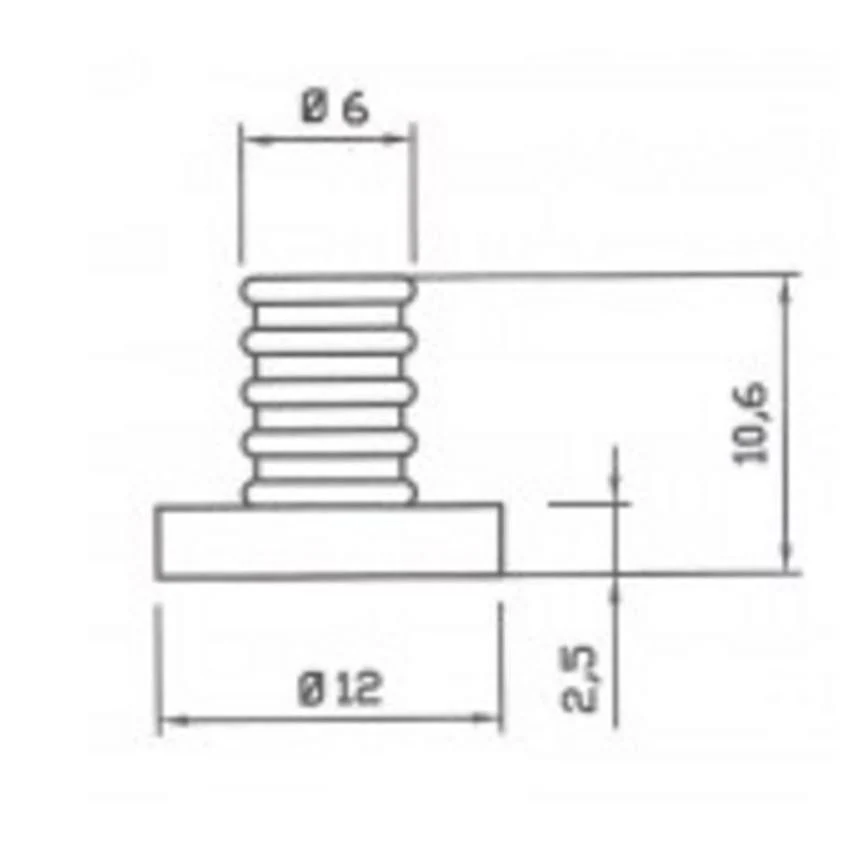 GOMMINO ANTIGRAFFIO PER GRIGLIA PER CUCINA GAS 4 PEZZI UNIVERSALE COD P0014