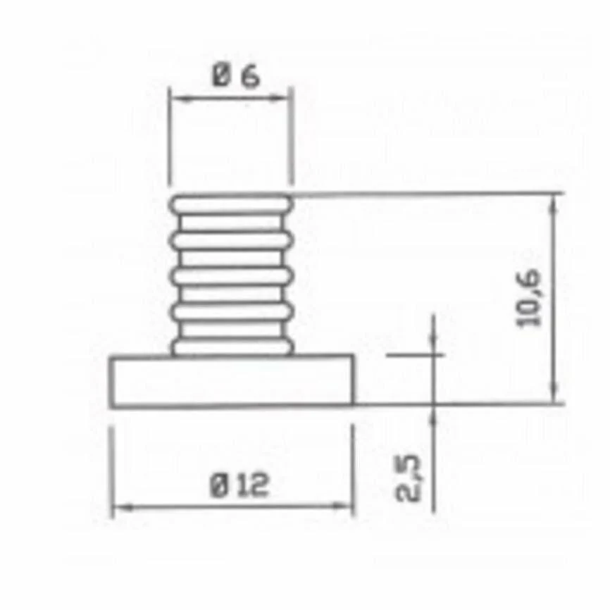 GOMMINO ANTIGRAFFIO PER GRIGLIA PER CUCINA GAS 4 PEZZI UNIVERSALE COD P0014