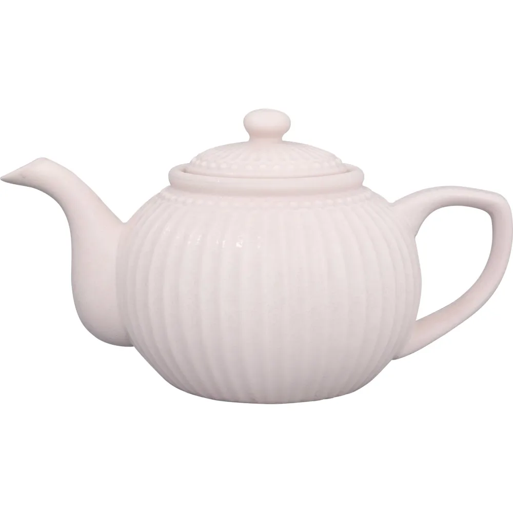 GREENGATE Teiera gres porcellanato rosa pallido "Alice" 1 Litro