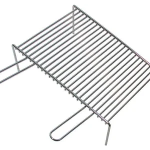Griglia Pesante Con Piedi 2 Manici Cm.60X33X9H. Lapillo