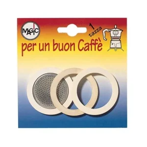 Guarnizione Caffettiera 1 Tazza+Filtro 3 Guar+Filt