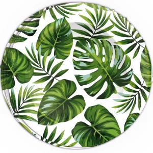 Pack 6 Piatti di Foglie Tropicali Guirca