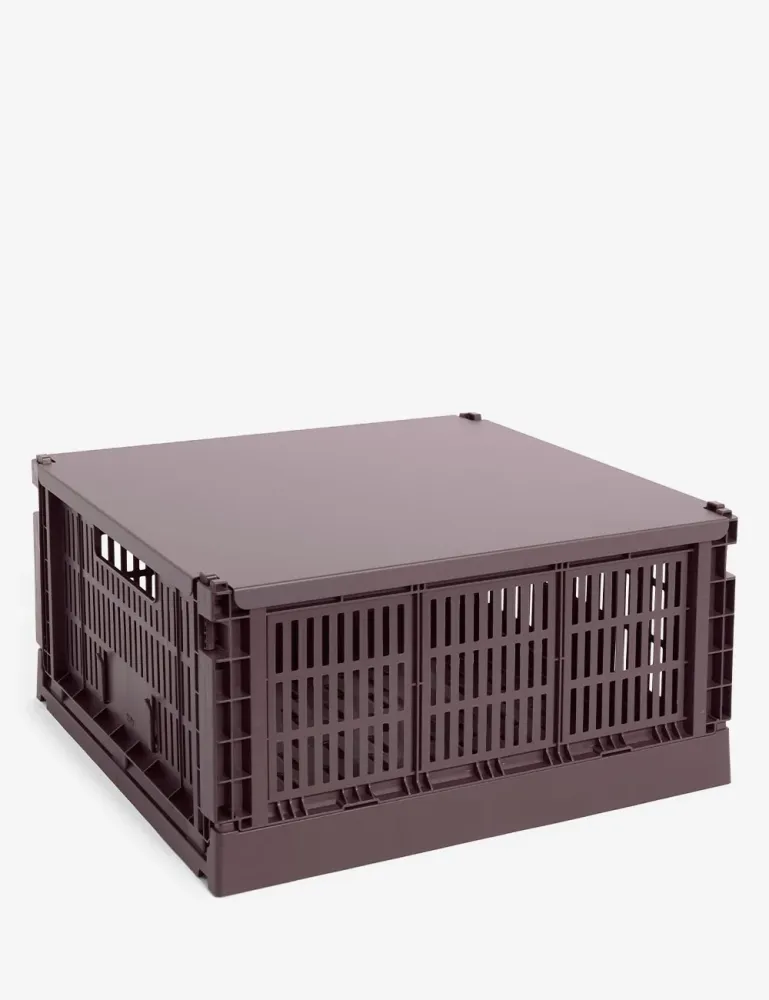 Coperchio plastica HAY Colour Crate L Square