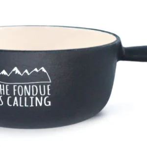 Heidi Cheese Line Caquelon – Ø 20 cm, ghisa, rivestimento antiaderente, per fonduta di formaggio, vetroceramica, 4 persone