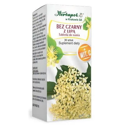 Herbapol Sambuco nero con lime 30 compresse.