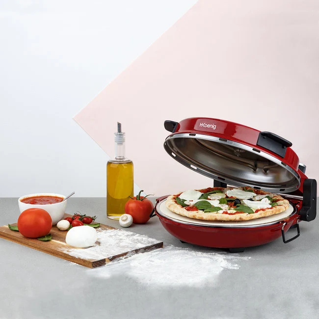 Ⓜ️🔵🔵🔵 H.Koenig NAPL350 - Forno per PIZZA NAPOLETANA VERA CERAMICA, come un forno professionale!