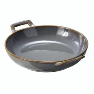 Hokkaido Ciotola Cm.22x17,8x4h Grigio Con Maniglie