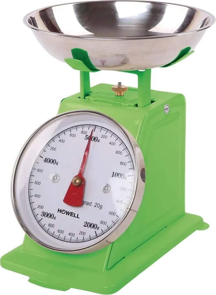 Howell Bilancia Da Cucina Meccanica, Portata 5kg
