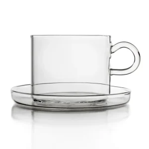 Ichendorf Piuma Set 6 Tazze Tè con Piattino