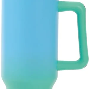 I-DRINK Bicchiere termico 1,2 l – doppia parete 10 h caldo/24 h freddo, acciaio inossidabile, blu/verde