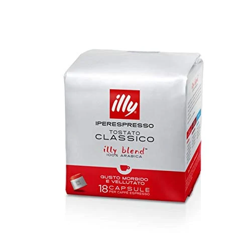 illy Capsule Caffè Iperespresso Tostato Classico, 6 Confezioni da 18...