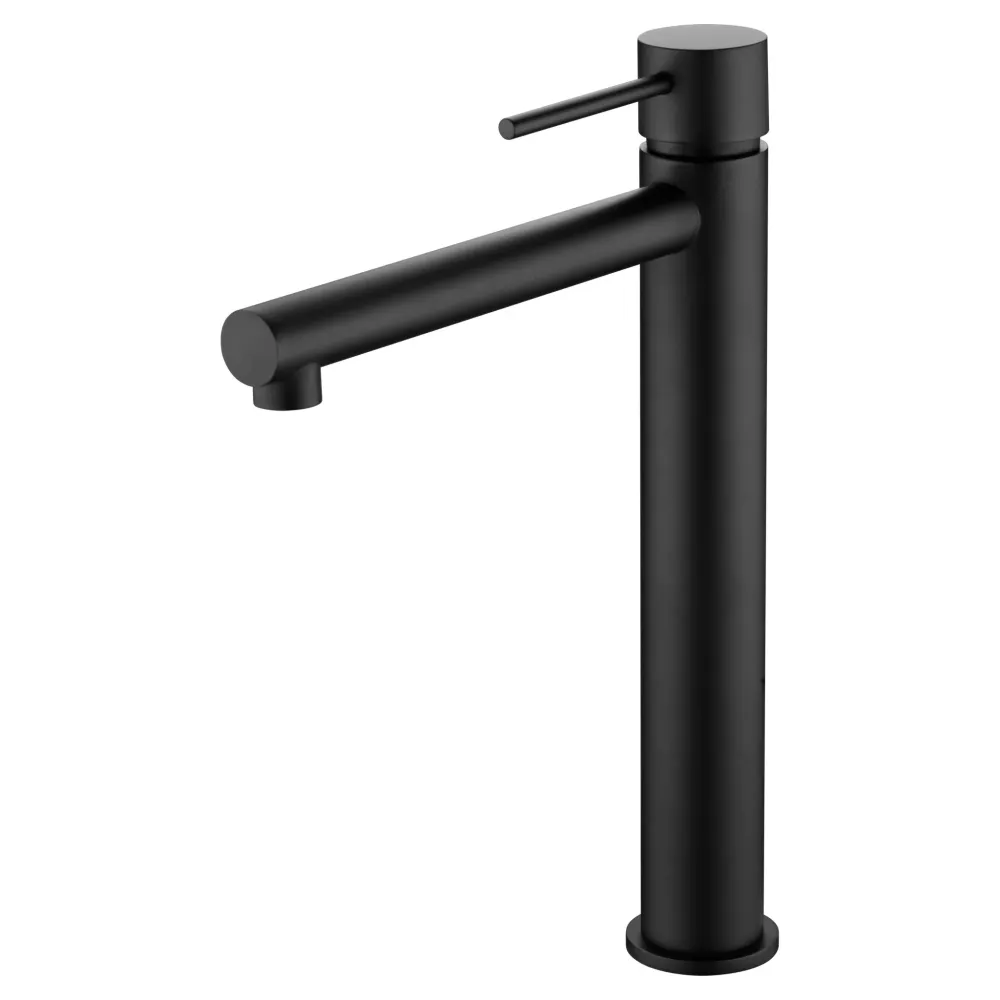 Imex – Milos rubinetto monocomando per lavabo alto nero opaco