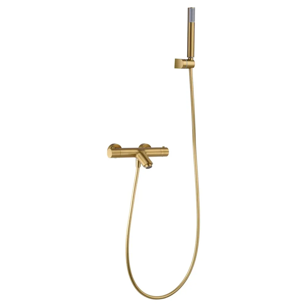 Imex - Monza set bagno-doccia termostatico oro spazzolato