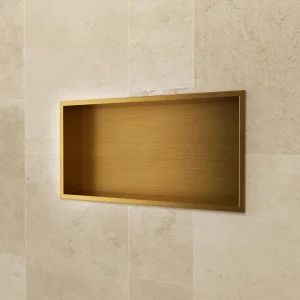 Imex - Nicchia rettangolare Pacific oro spazzolato